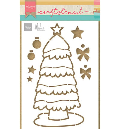 PS8133 Craft Stencil Christmas tree by Marleen