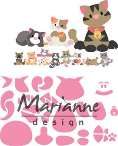 COL1454 Marianne Design Collectables Eline‘s kitten
