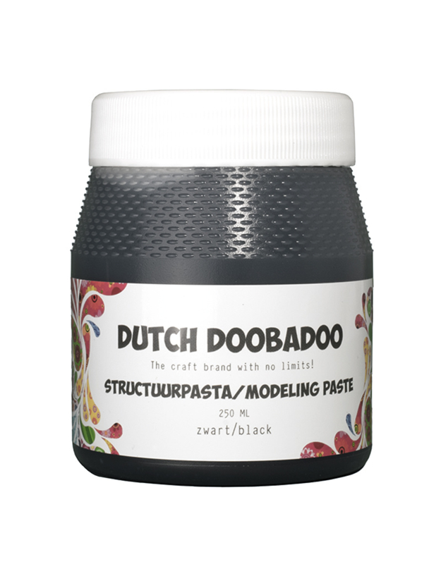 870.000.090 Dutch Doobadoo Structuurpasta zwart 250 ml