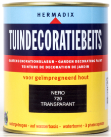 Hermadix Tuindecoratiebeits Transparant Nero 720 750 ml