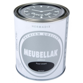 Hermadix Meubbellak Extra Puur Zwart Krijtmat 750 ml