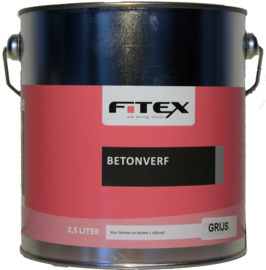 Fitex Betonverf Grijs 2,5 liter