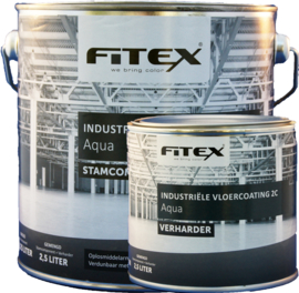 Fitex Industriële vloerverf  2C Aqua 2,5 liter