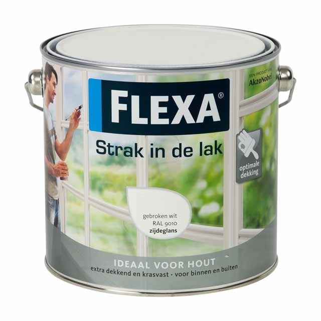 Flexa in de lak Wit en mengen lichte kleuren 2,5 liter Lak Ready Mixed | verfoutletsecuur