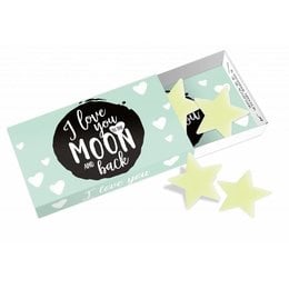 Greeting box "i love you to the moon and back"