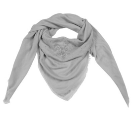 Sjaal glamour star grijs