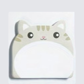 Schrijfblokje - Dieren - Kinderen - Grijze Kat