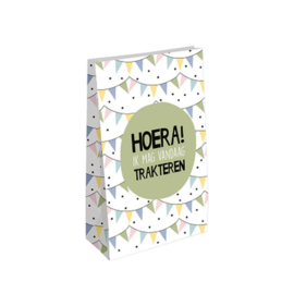 Blokzakje - Hoera ik mag vandaag trakteren - Verjaardag