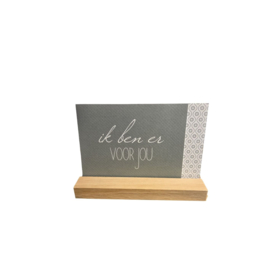 Kaartenhouder groot 18 cm