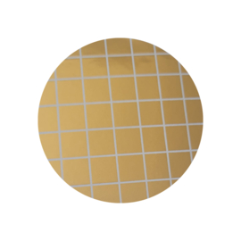 Sticker - Ruiten - Goud - Wit