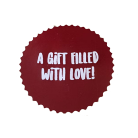 Sticker - A gift filled with love!