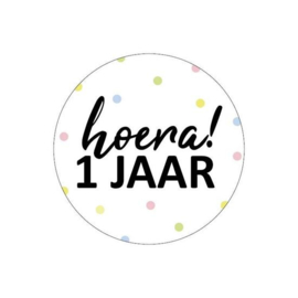Stickers | HOERA | 1 JAAR