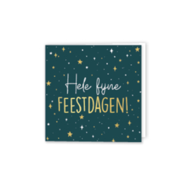 Kerstkaart - Hele Fijne Feestdagen!