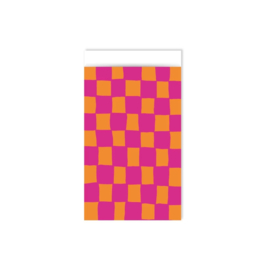 Geblokt - Oranje - Roze - Middel