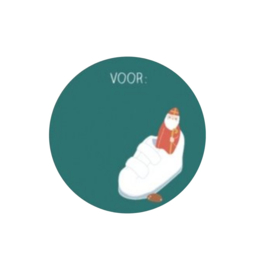 Sticker - Schoen - Groen - Sint