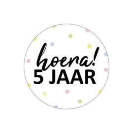 Stickers | HOERA |  5 JAAR