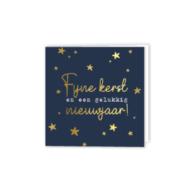 Kerstkaart - Fijne kerst & een gelukkig nieuwjaar!