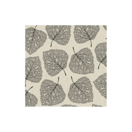 Graspapier - Bladeren - Craft - Zwart - 30 cm