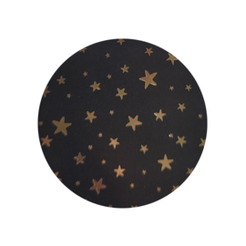 Sticker - Sterren - Zwart - Goud - Kerst