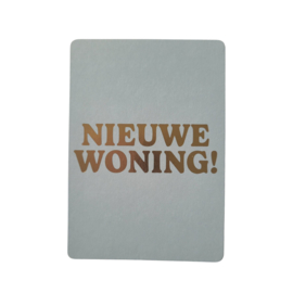 Nieuwe woning!