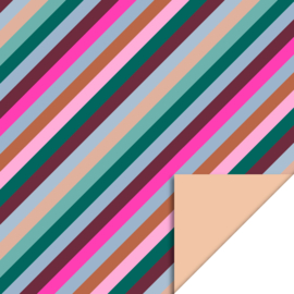 Cadeaupapier | MULTISTRIPES | PEACH