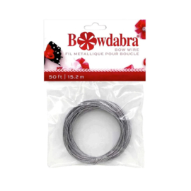 Bowdabra draad zilver 15,2 meter