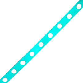 Stippen - Blauwgroen - Wit - 5 meter