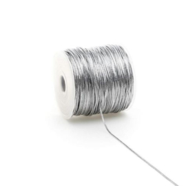 Elastiek - Koord - ZILVER - 5 meter