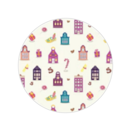 Sticker - Huisjes - Sinterklaas