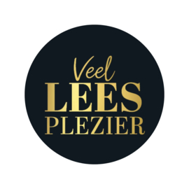 Veel LEESplezier - Zwart - Goud