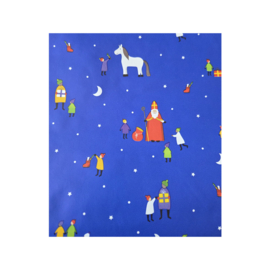 Sinterklaas - Blauw - 30 cm