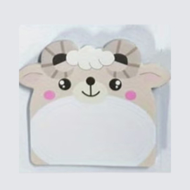 Schrijfblokje - Dieren - Kinderen - Bok