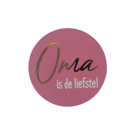 Oma is de liefste - Roze
