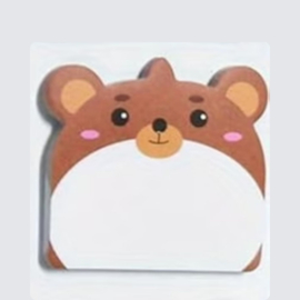 Schrijfblokje - Dieren - Kinderen - Bruine Beer