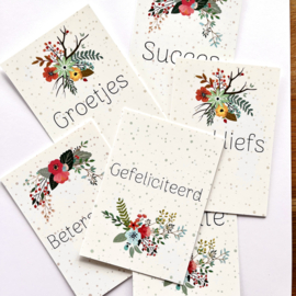 Cadeaukaart | SET BLOEMEN