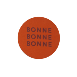 Sticker - Sinterklaas - Bonne Bonne Bonne - Oranje