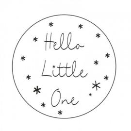 Baby - Hello little one - Wit - Zwart