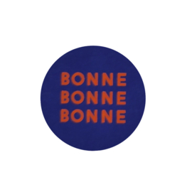 Sticker - Sinterklaas - Bonne Bonne Bonne - Blauw