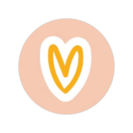 Sticker - Hart - Zomer