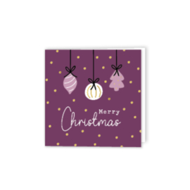 Kerstkaart - Merry Christmas