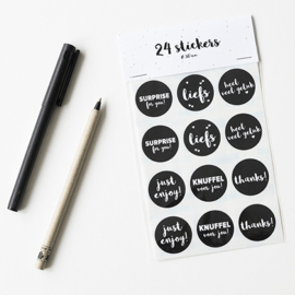 Stickervel - Divers - 24 stickers