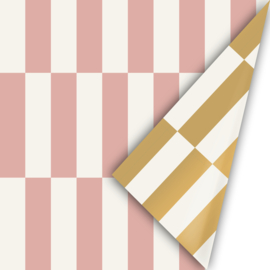 Blokken - Goud - Wit - Roze