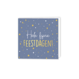 Kerstkaart - Hele Fijne Feestdagen!