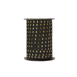 Krullint - Kerstbomen - Zwart - Goud - Kerst - 5 meter