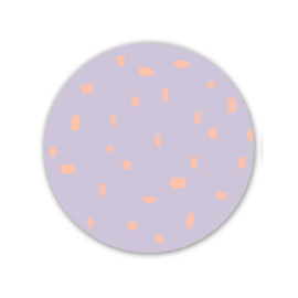 Sticker - Confetti - Lila - Roze