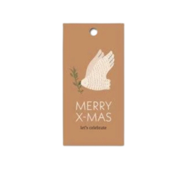 Label - MERRY X-MAS let's celebrate - Kerst