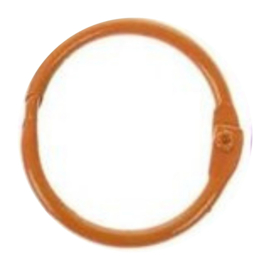 Clickring - Sleutelring - Sluitring - Ring - Oranje