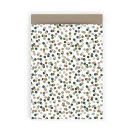 Dots - Stippels - Confetti - Wit - Gekleurd - Extra Groot