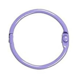 Clickring - Sleutelring - Sluitring - Ring - Paars