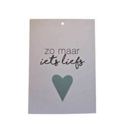 Zo maar iets liefs - Groen - Wit